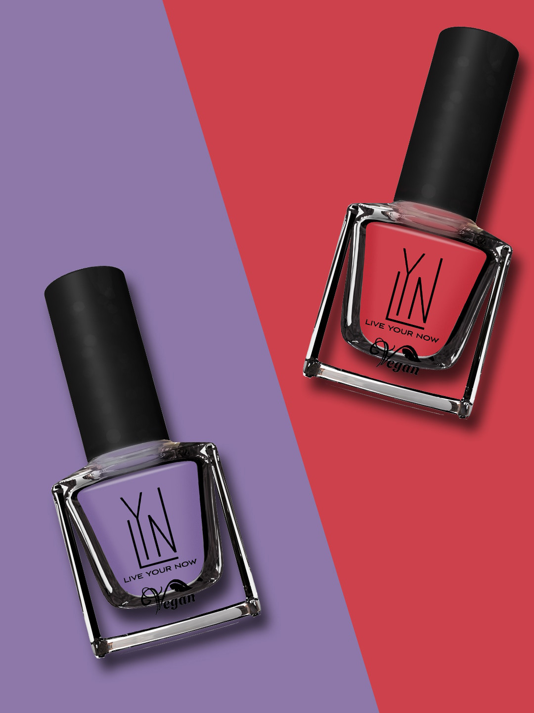 LYN LIVE YOUR NOW Set Of 2 Vegan Nail Polish 16 ml Each - Tutti Fruti, Lav in the Air, Na
LYN LIVE YOUR NOW Set Of 2 Vegan Nail Polish 16 ml Each - Tutti Fruti, Lav in the Air, Na