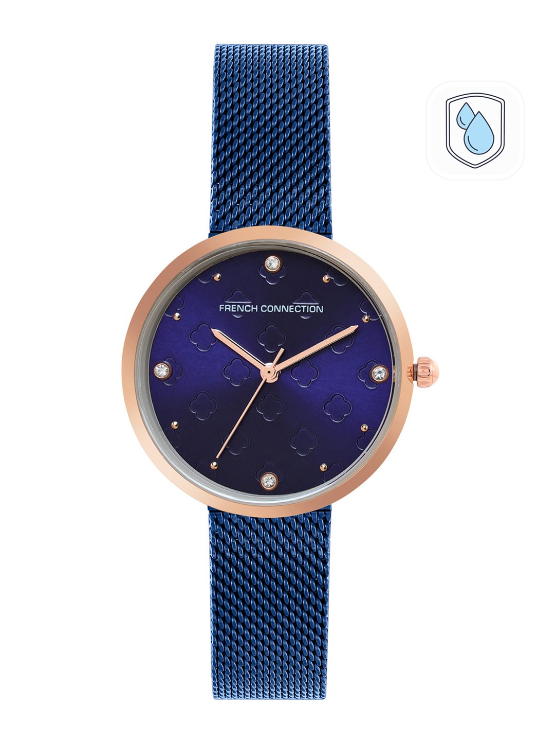 French Connection Women Blue Dial & Blue Bracelet Style Straps Analogue Watch FCN00040C
French Connection Women Blue Dial & Blue Bracelet Style Straps Analogue Watch FCN00040C
