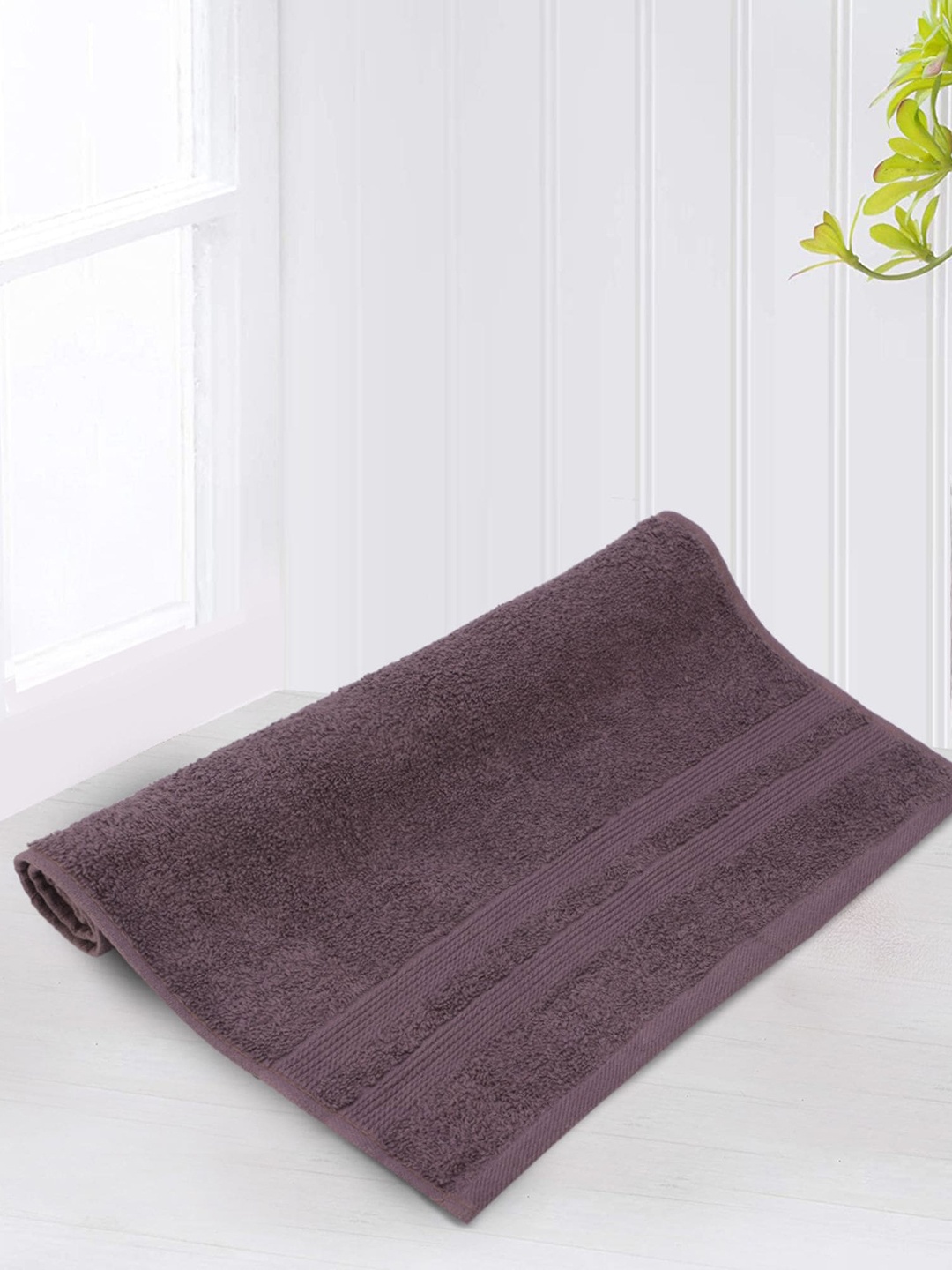 LUSH & BEYOND Purple 500 GSM Pure Cotton Hand Towels