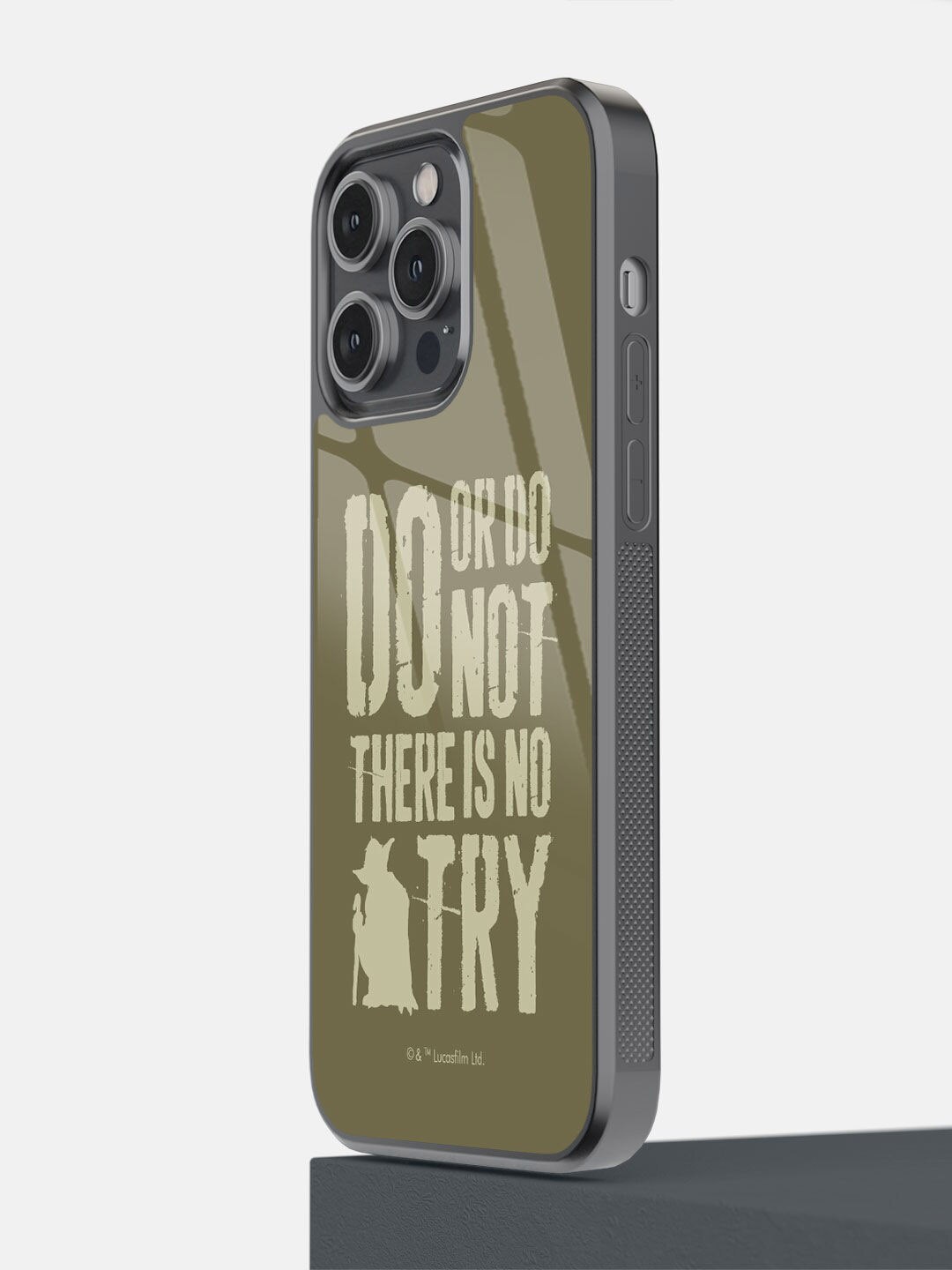 macmerise Green Yoda Theory Printed iPhone 14 Pro Max Bumper Case