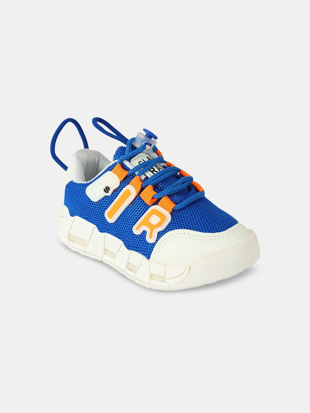 Hopscotch Boys Blue Colourblocked Sneakers