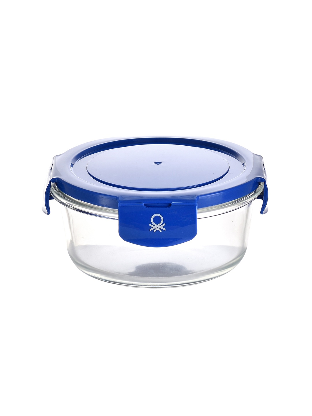 United Colors of Benetton Rainbow Transparent & Blue Glass Food Container 570 ml
United Colors of Benetton Rainbow Transparent & Blue Glass Food Container 570 ml