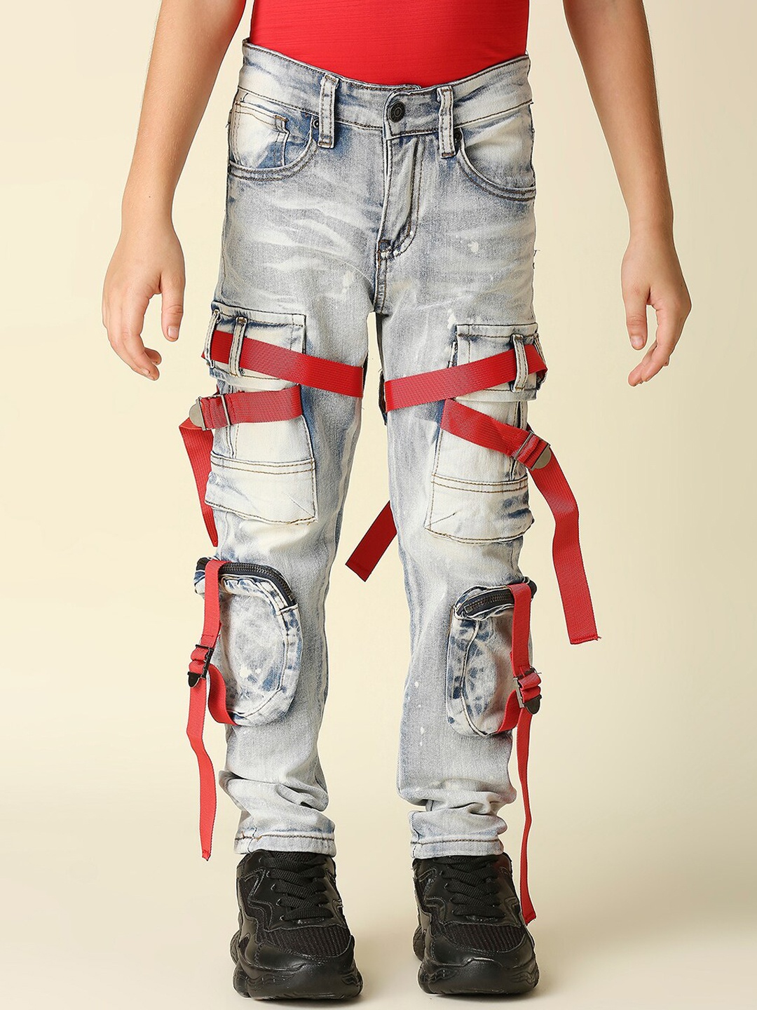 WAIMEA Boys Blue Comfort Slim Fit Mildly Distressed Heavy Fade Acid Wash Stretchable Jeans
WAIMEA Boys Blue Comfort Slim Fit Mildly Distressed Heavy Fade Acid Wash Stretchable Jeans