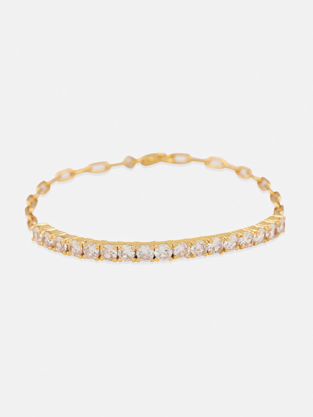 Tipsyfly Women Gold-Plated White & Gold-Toned Brass Cubic Zirconia Wraparound Bracelet
Tipsyfly Women Gold-Plated White & Gold-Toned Brass Cubic Zirconia Wraparound Bracelet