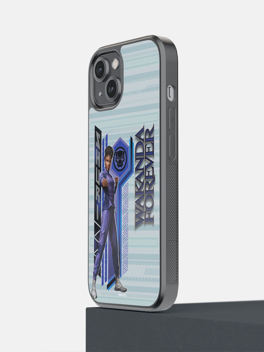macmerise Blue & Black Wakanda Forever Shuri Pose Printed iPhone 14 Bumper Phone Back Case
macmerise Blue & Black Wakanda Forever Shuri Pose Printed iPhone 14 Bumper Phone Back Case