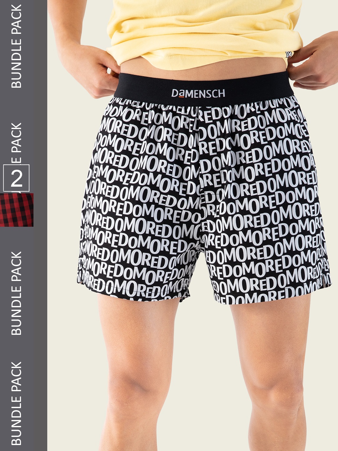 DAMENSCH Breeze Men Pack Of 2 Printed Pure Cotton Boxers DAM-PRIN-SBX-CE-DMB-CAR, Black
DAMENSCH Breeze Men Pack Of 2 Printed Pure Cotton Boxers DAM-PRIN-SBX-CE-DMB-CAR, Black
