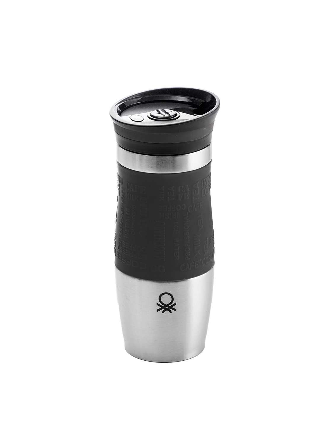 United Colors of Benetton Black Double Wall Vacuum Stainless Steel Water Bottle 400 ml
United Colors of Benetton Black Double Wall Vacuum Stainless Steel Water Bottle 400 ml