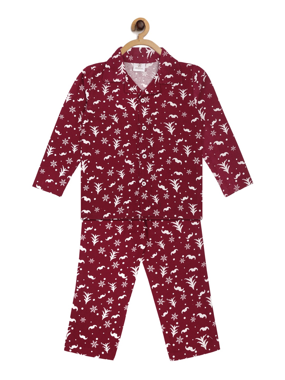 Hippodrome Kids Red & White Christmas Santa Claus Snowflake Flannel Pure Cotton Night suit
Hippodrome Kids Red & White Christmas Santa Claus Snowflake Flannel Pure Cotton Night suit