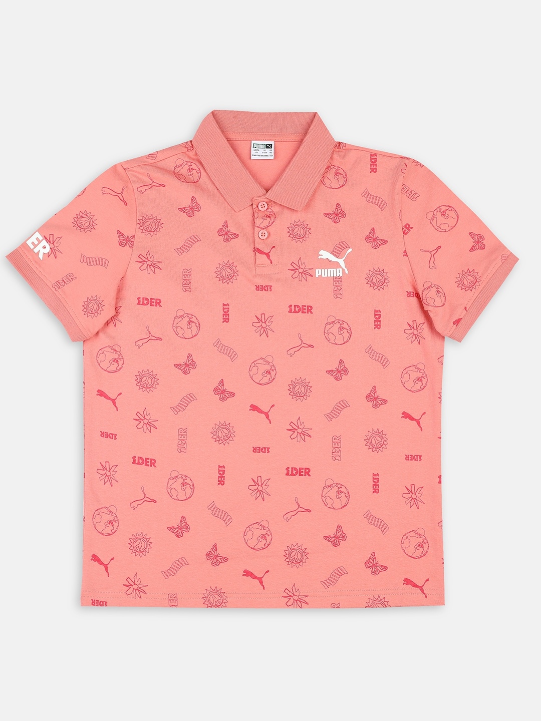 Puma Kids Printed 1Der Kl Rahul Youth AOP Polo Collar Cotton Regular Fit T-shirt, Peach
Puma Kids Printed 1Der Kl Rahul Youth AOP Polo Collar Cotton Regular Fit T-shirt, Peach