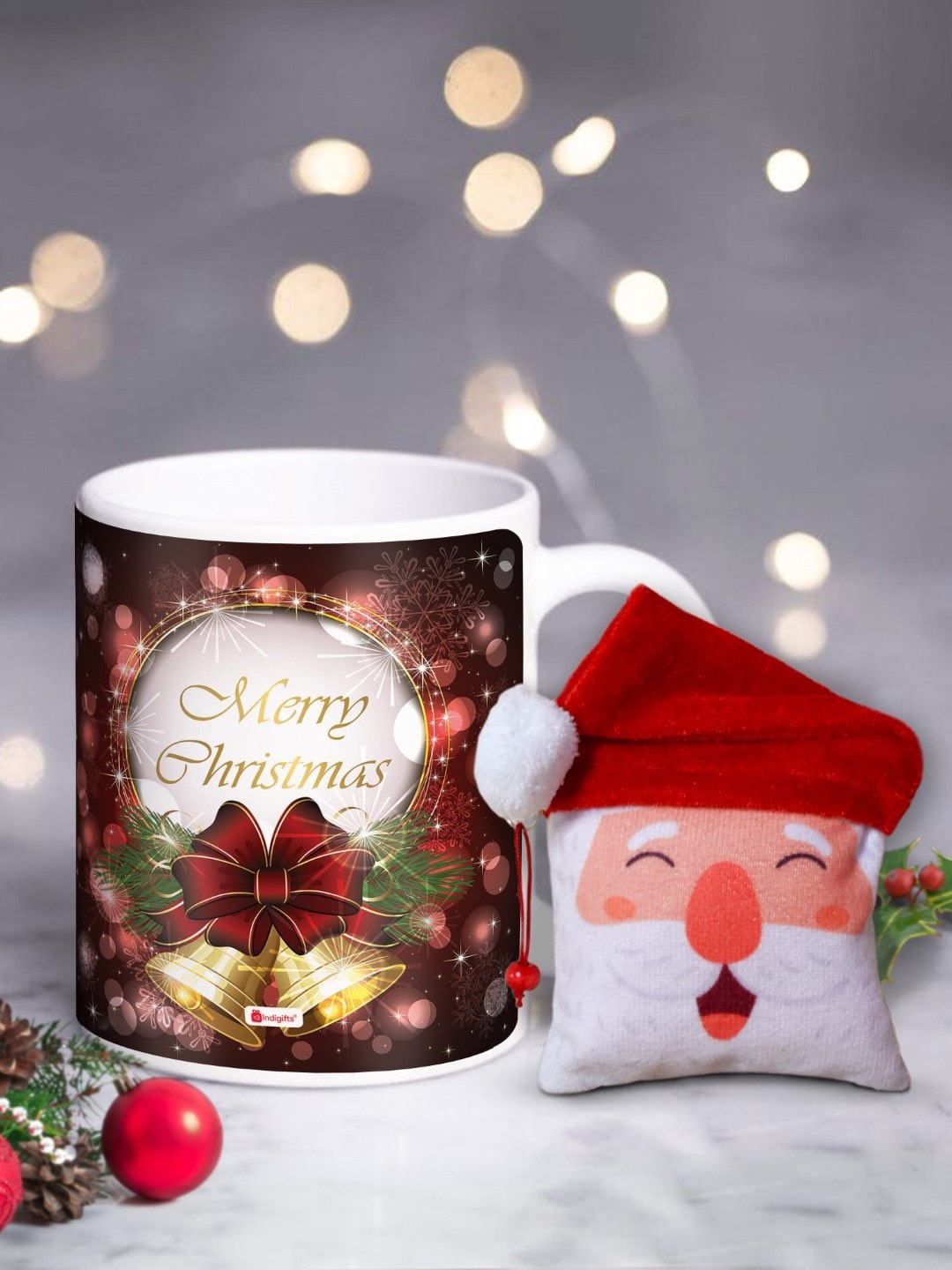Indigifts Black & Red Set Of 2 Text or Slogans Printed Christmas Matte Ceramic Mug - 325ML & Wall Hanging
Indigifts Black & Red Set Of 2 Text or Slogans Printed Christmas Matte Ceramic Mug - 325ML & Wall Hanging