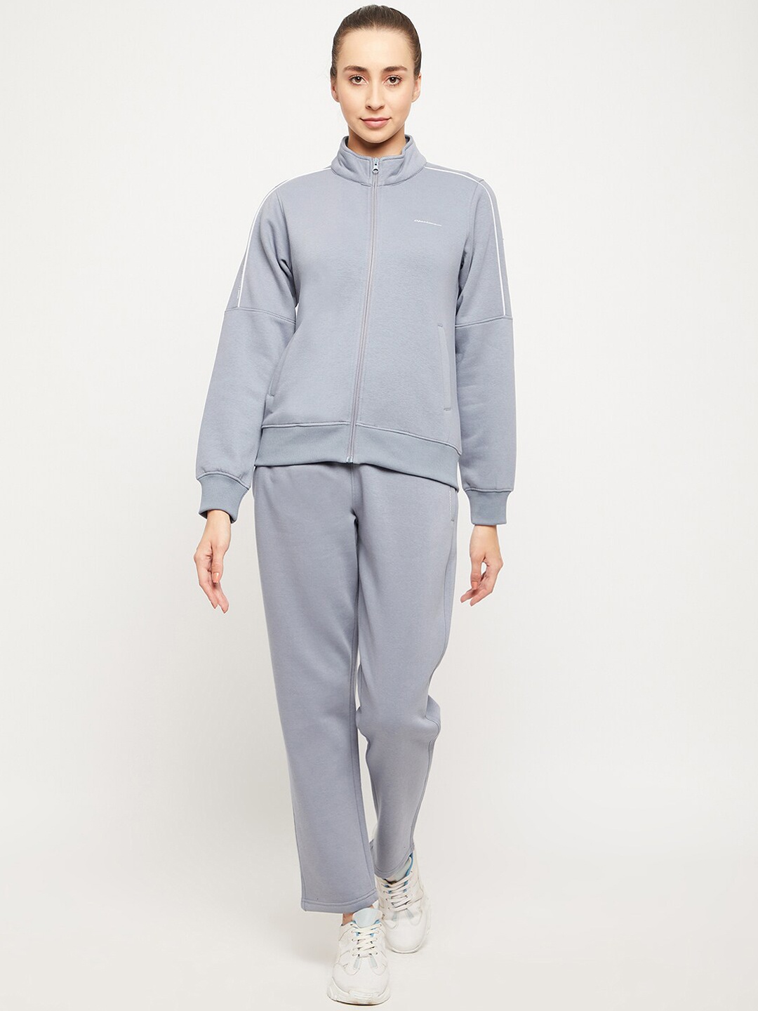 Okane Women Medium Blue Cotton Tracksuits