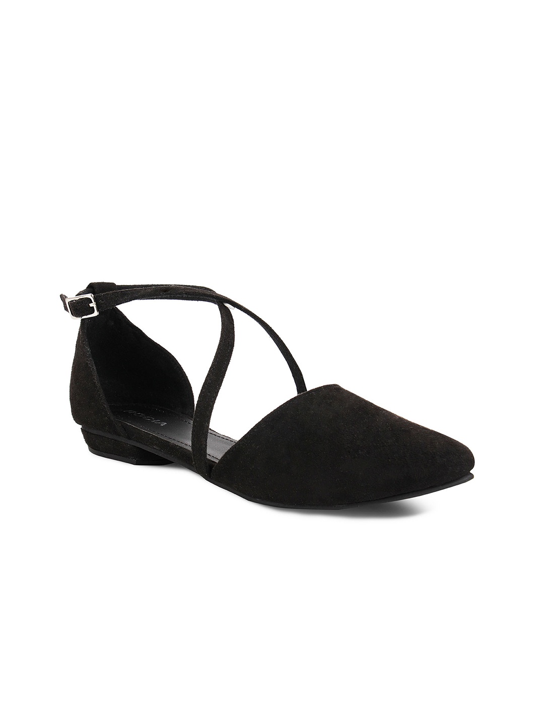 Rocia Women Black Ballerinas Flats