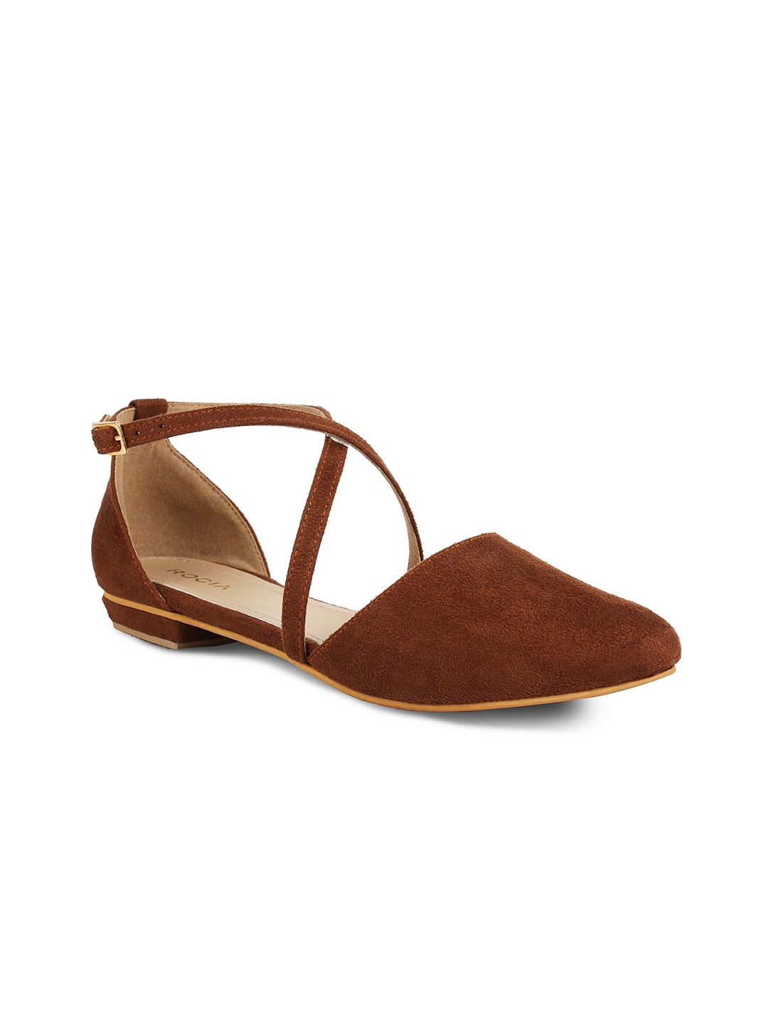Rocia Women Brown Mules Flats