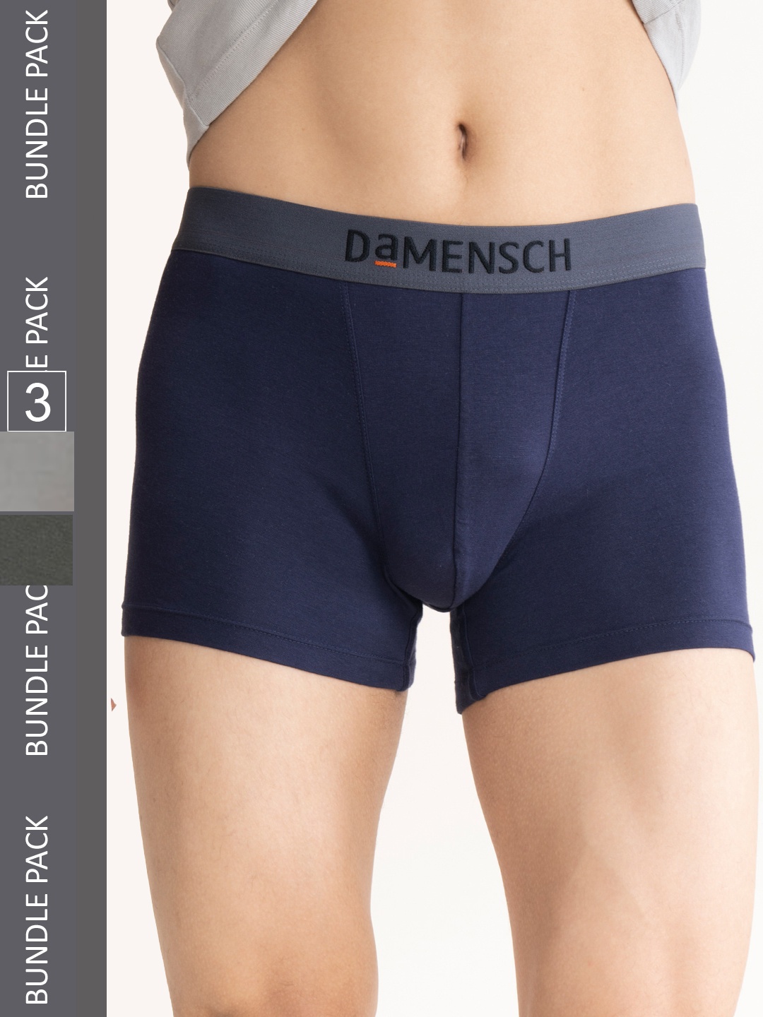 DaMENSCH Pack of 3 DEO-SOFT Solid Premium Egyptian Cotton-Modal Blend Trunk, Green
DaMENSCH Pack of 3 DEO-SOFT Solid Premium Egyptian Cotton-Modal Blend Trunk, Green
