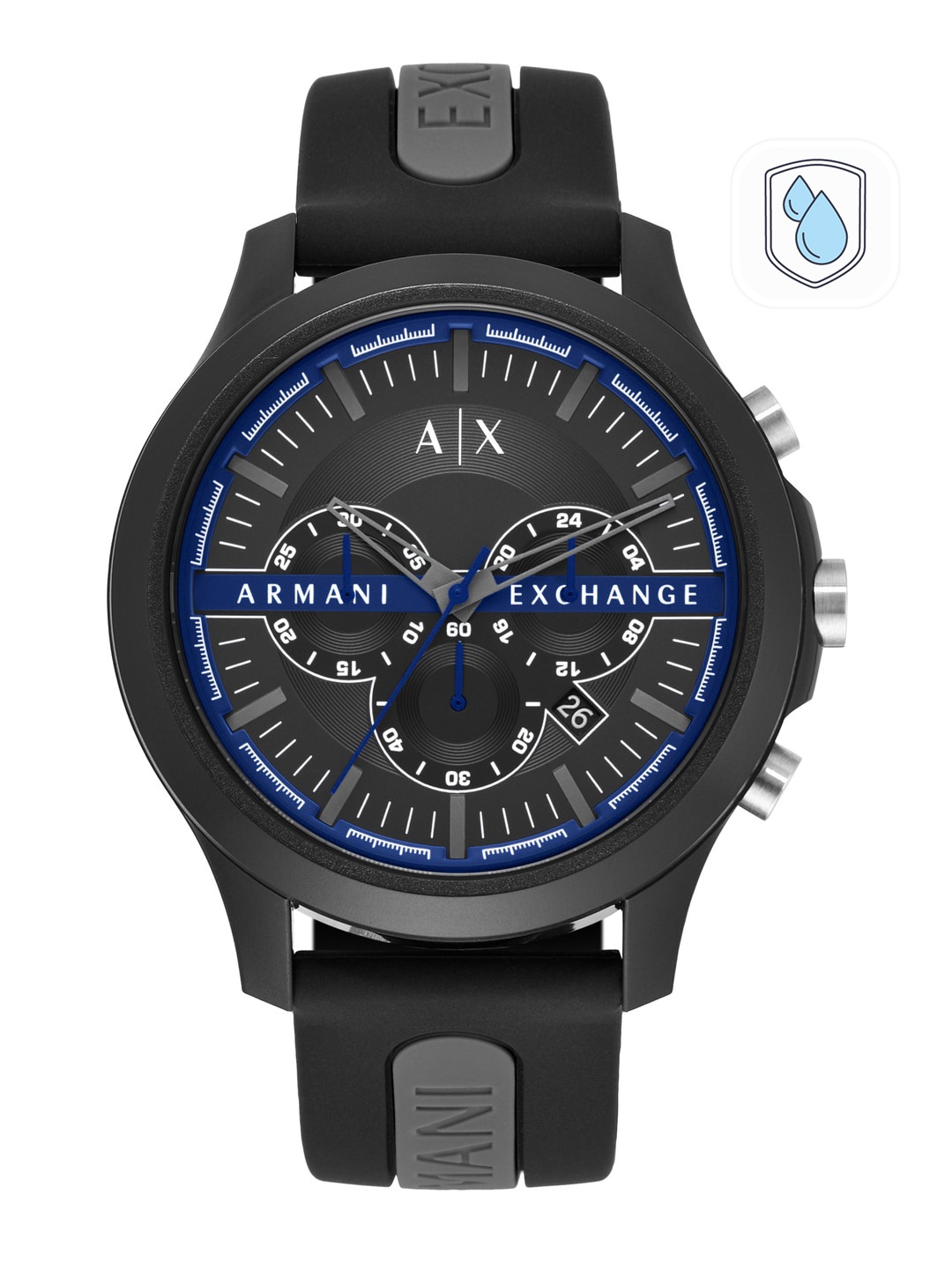 Armani Exchange Men Black Analogue Watch AX2447