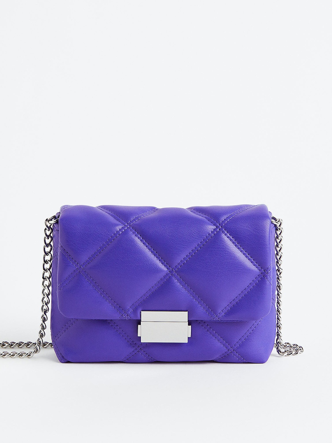 H&M Purple Quilted Mini Bag
