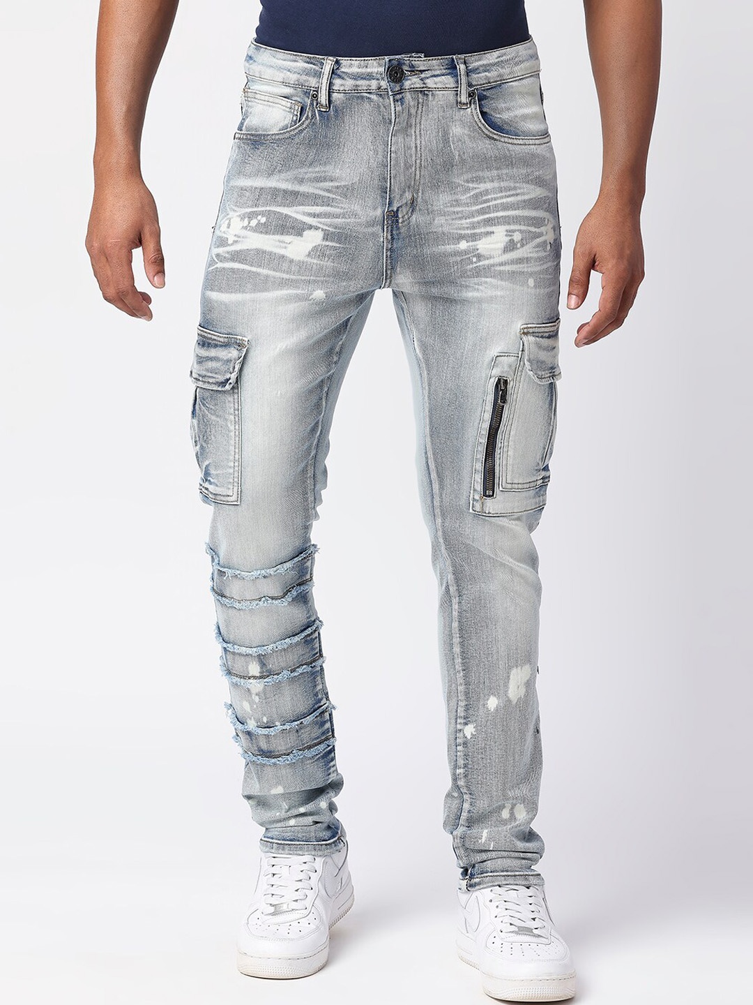 WAIMEA Men Blue Skinny Fit Mildly Distressed Heavy Fade Printed Stretchable Jeans
WAIMEA Men Blue Skinny Fit Mildly Distressed Heavy Fade Printed Stretchable Jeans