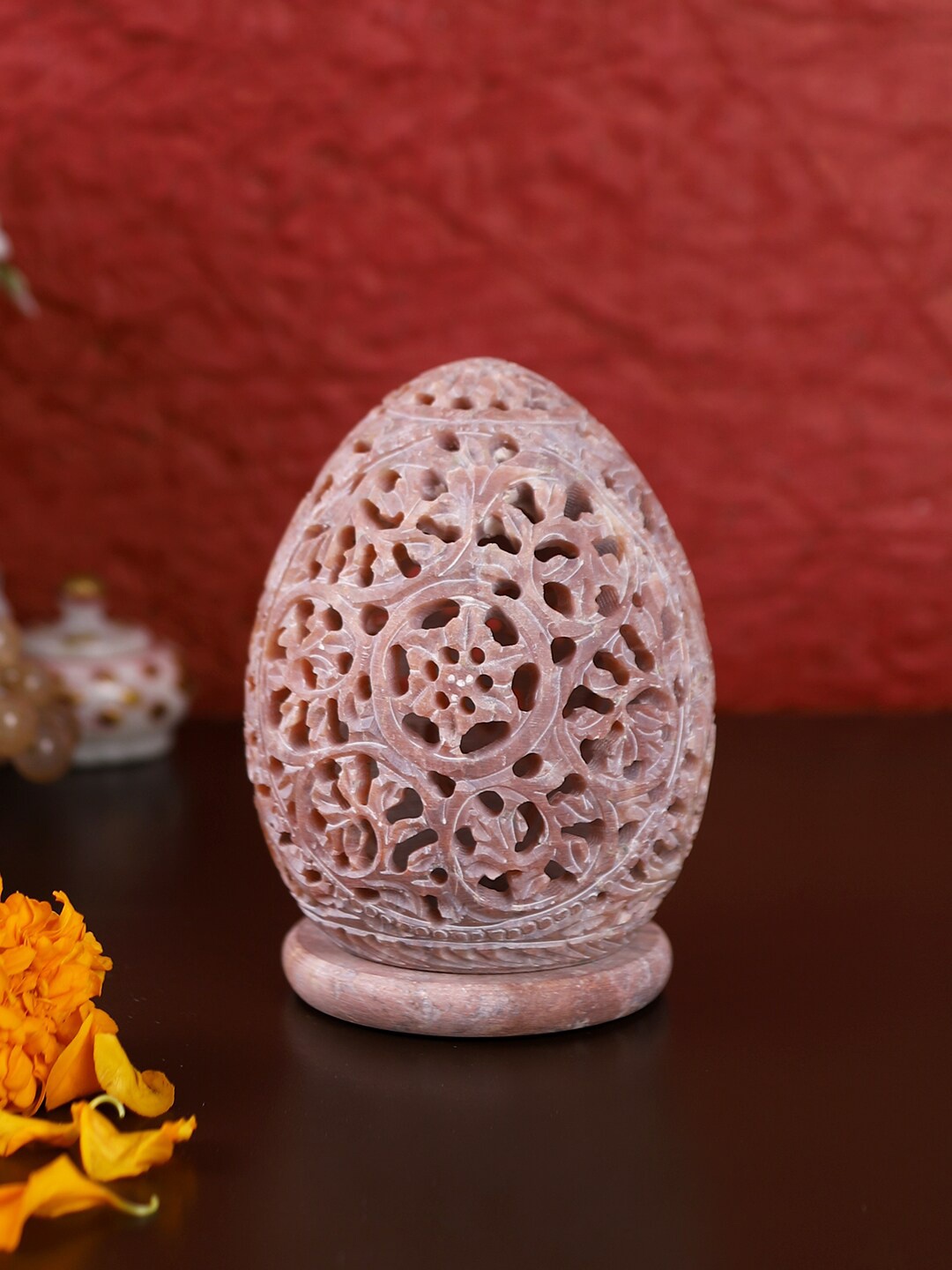 Aapno Rajasthan Grey & Brown Jaal Pattern Stoneware Tealight Candle Holder
Aapno Rajasthan Grey & Brown Jaal Pattern Stoneware Tealight Candle Holder