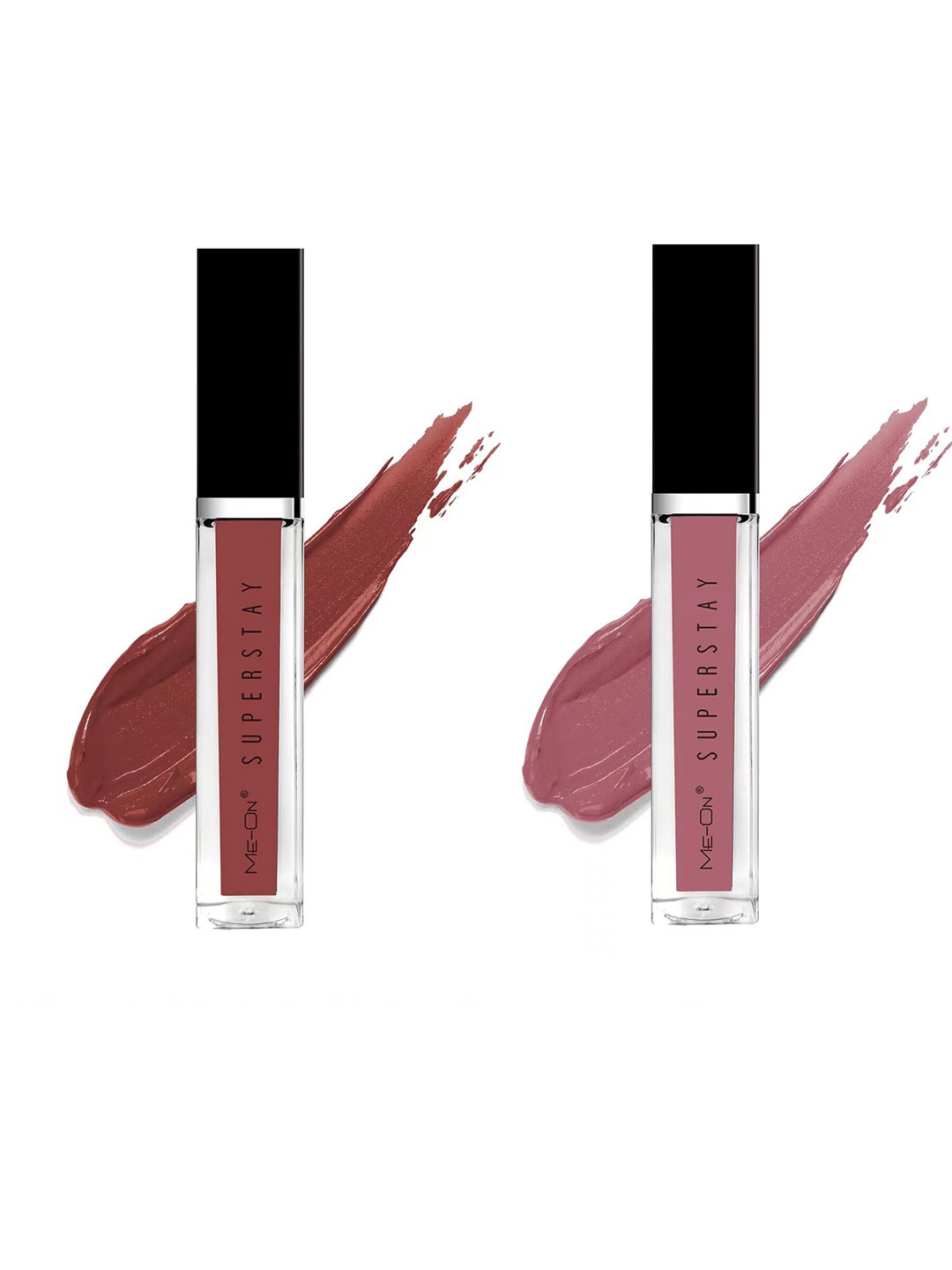 ME-ON Set Of 2 Super Stay Lip Gloss 6ml Each - Velvet Teddy 18 & Kinda Sexy 22, Brown
ME-ON Set Of 2 Super Stay Lip Gloss 6ml Each - Velvet Teddy 18 & Kinda Sexy 22, Brown