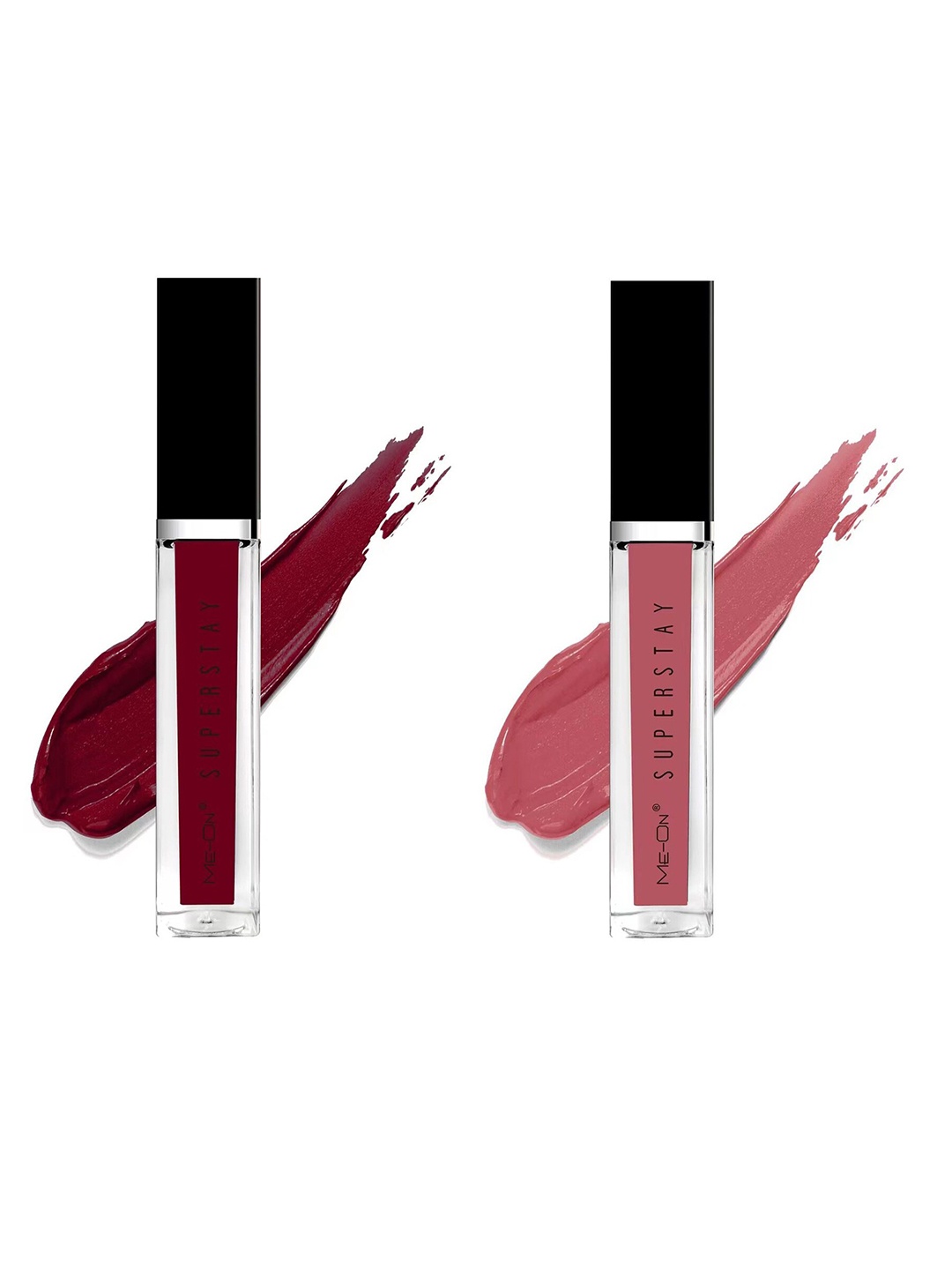 ME-ON Set Of 2 Super Stay Lip Gloss 6ml Each - Wine 13 & Mysterious Nude 23, Magenta
ME-ON Set Of 2 Super Stay Lip Gloss 6ml Each - Wine 13 & Mysterious Nude 23, Magenta
