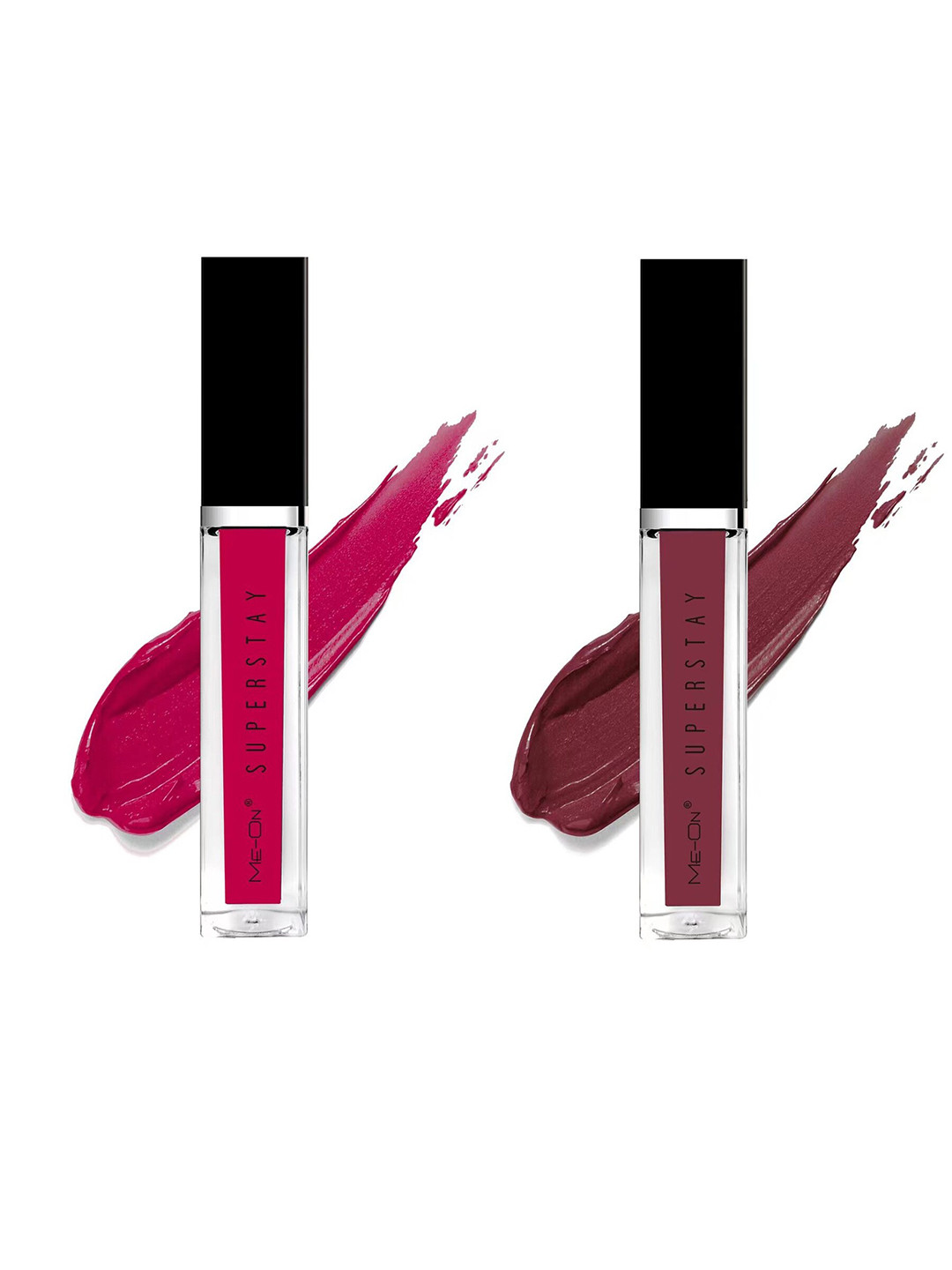 ME-ON Set Of 2 Super Stay Lip Gloss 6ml Each - Burgundy 14 & Sensual Rose 11, Pink
ME-ON Set Of 2 Super Stay Lip Gloss 6ml Each - Burgundy 14 & Sensual Rose 11, Pink