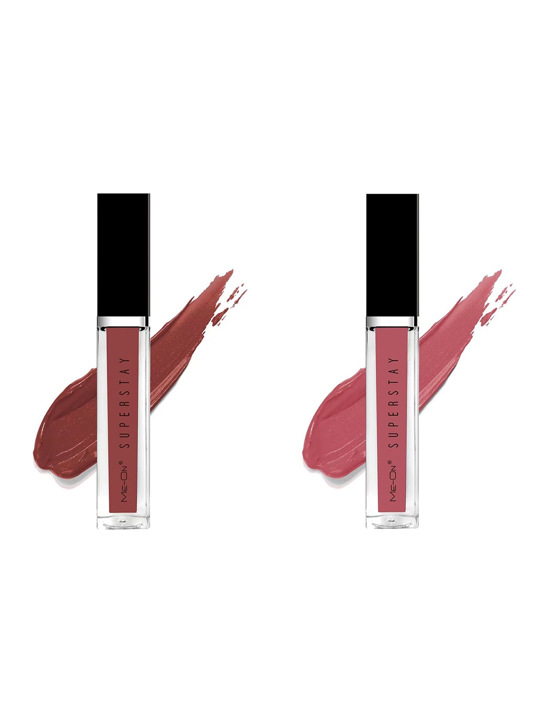 ME-ON Superstay Set Of 2 Glossy Lip Gloss 12 ml Each - Velvet Teddy 18 & Mysterious Nude 23, Brown
ME-ON Superstay Set Of 2 Glossy Lip Gloss 12 ml Each - Velvet Teddy 18 & Mysterious Nude 23, Brown