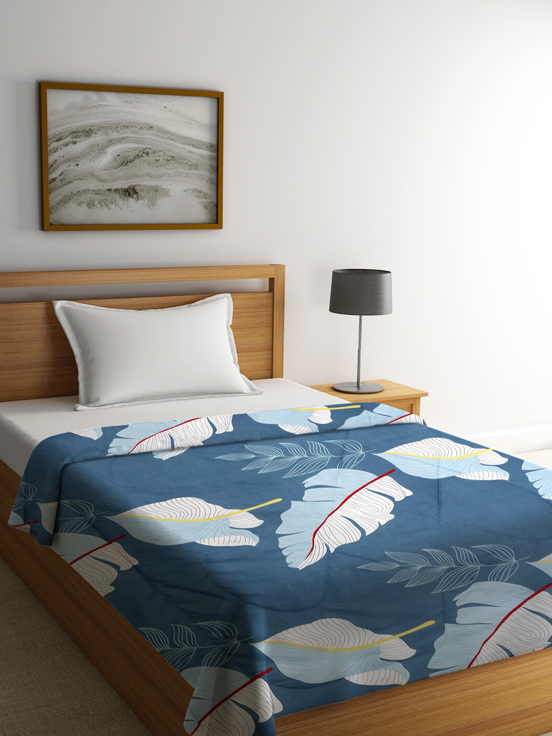 HOSTA HOMES Blue & White Floral Mild Winter 210 GSM Single Bed Comforter
HOSTA HOMES Blue & White Floral Mild Winter 210 GSM Single Bed Comforter