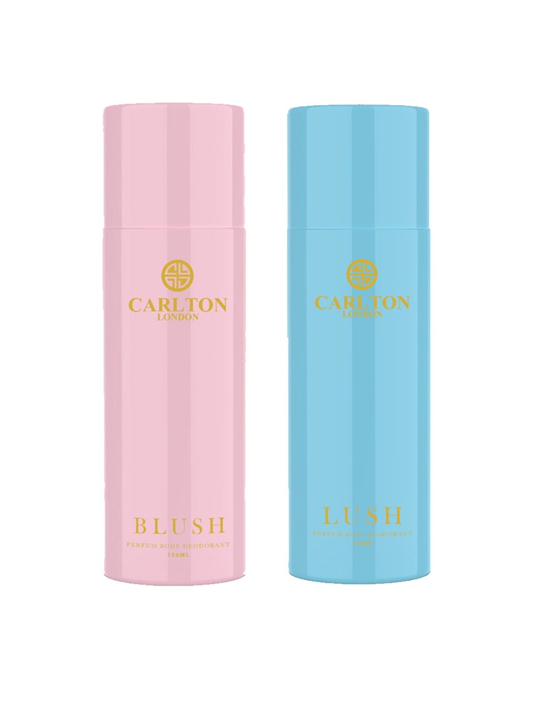 Carlton London Women Set Of Blush & Lush Perfumed Body Deodorant - 150 ml Each, Pink
Carlton London Women Set Of Blush & Lush Perfumed Body Deodorant - 150 ml Each, Pink
