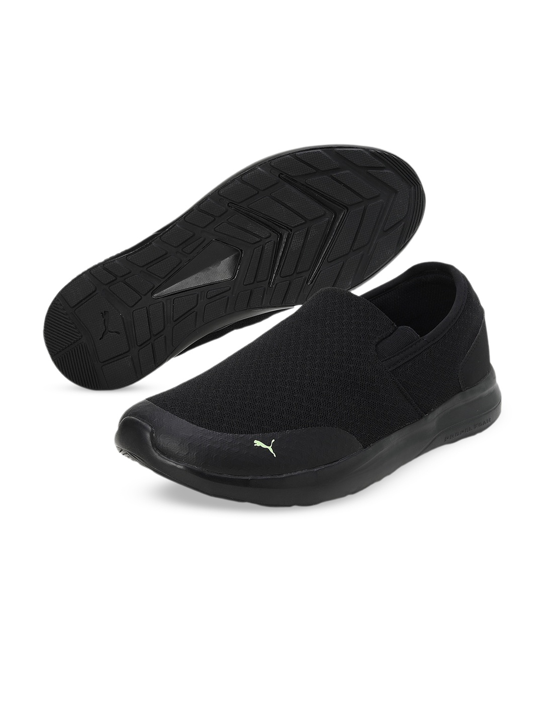 Puma Men Clap SlipOn V2 Sneakers, Black
