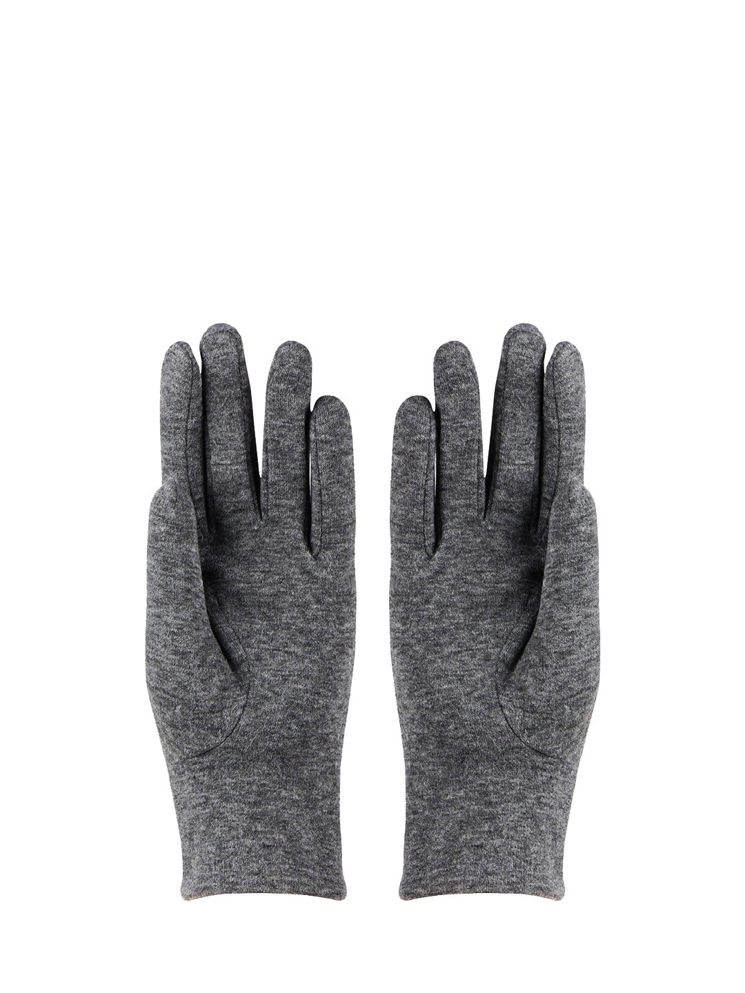 Bonjour Women Grey Winter Gloves