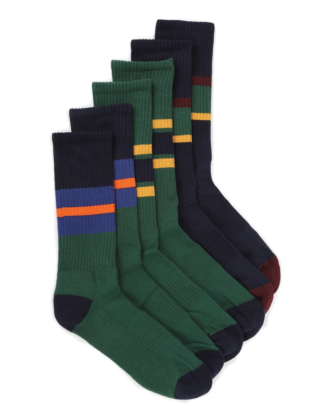 Polo Ralph Lauren Men Multicoloured Pack of 3 Pairs Calf Length Regular Socks, Green
Polo Ralph Lauren Men Multicoloured Pack of 3 Pairs Calf Length Regular Socks, Green