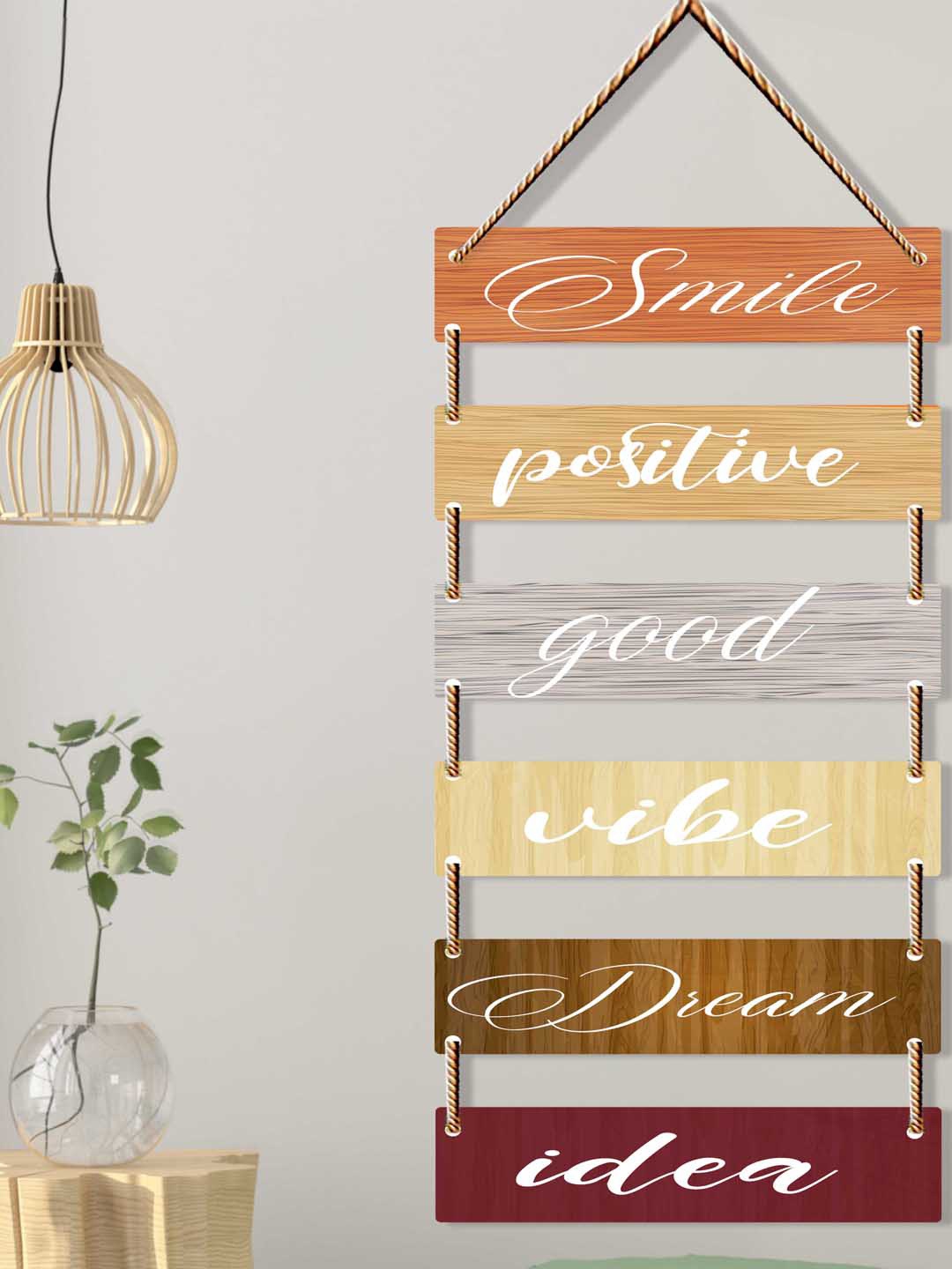 SAF Brown & Grey 6-Layered Printed Smile-Positive-Good-Vibe-Dream-Idea Wooden Wall Hanging
SAF Brown & Grey 6-Layered Printed Smile-Positive-Good-Vibe-Dream-Idea Wooden Wall Hanging