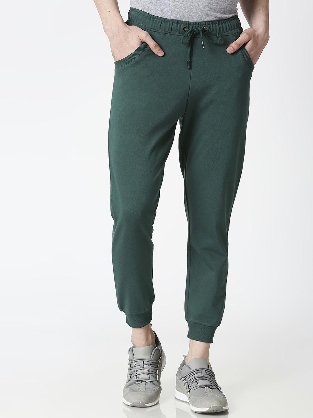 Bewakoof Men Casual Joggers, Green 
Bewakoof Men Casual Joggers, Green