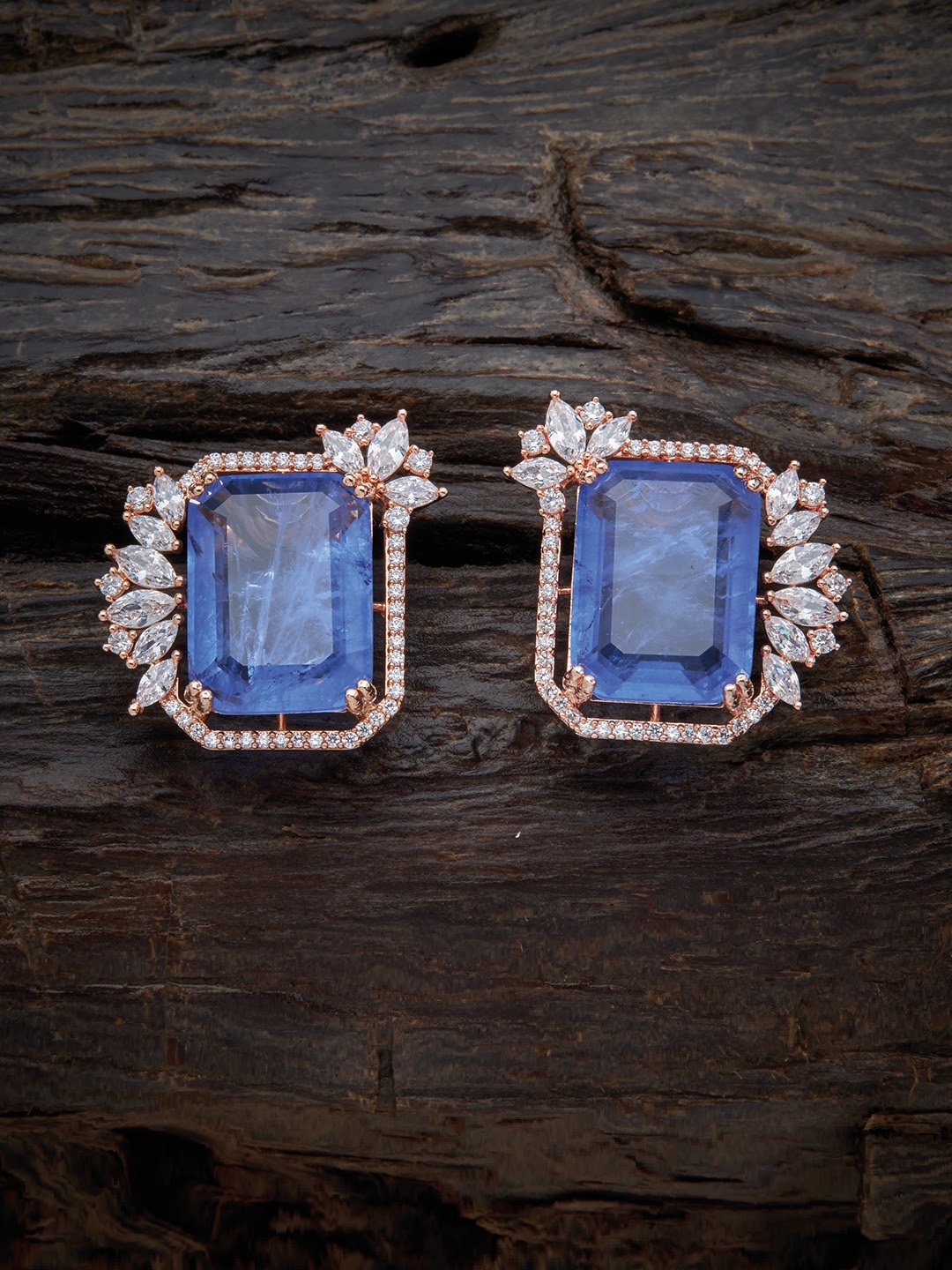 Kushal's Fashion Jewellery Rose Gold-Plated Cubic Zirconia Square Studs Earrings, Lavender
Kushal's Fashion Jewellery Rose Gold-Plated Cubic Zirconia Square Studs Earrings, Lavender