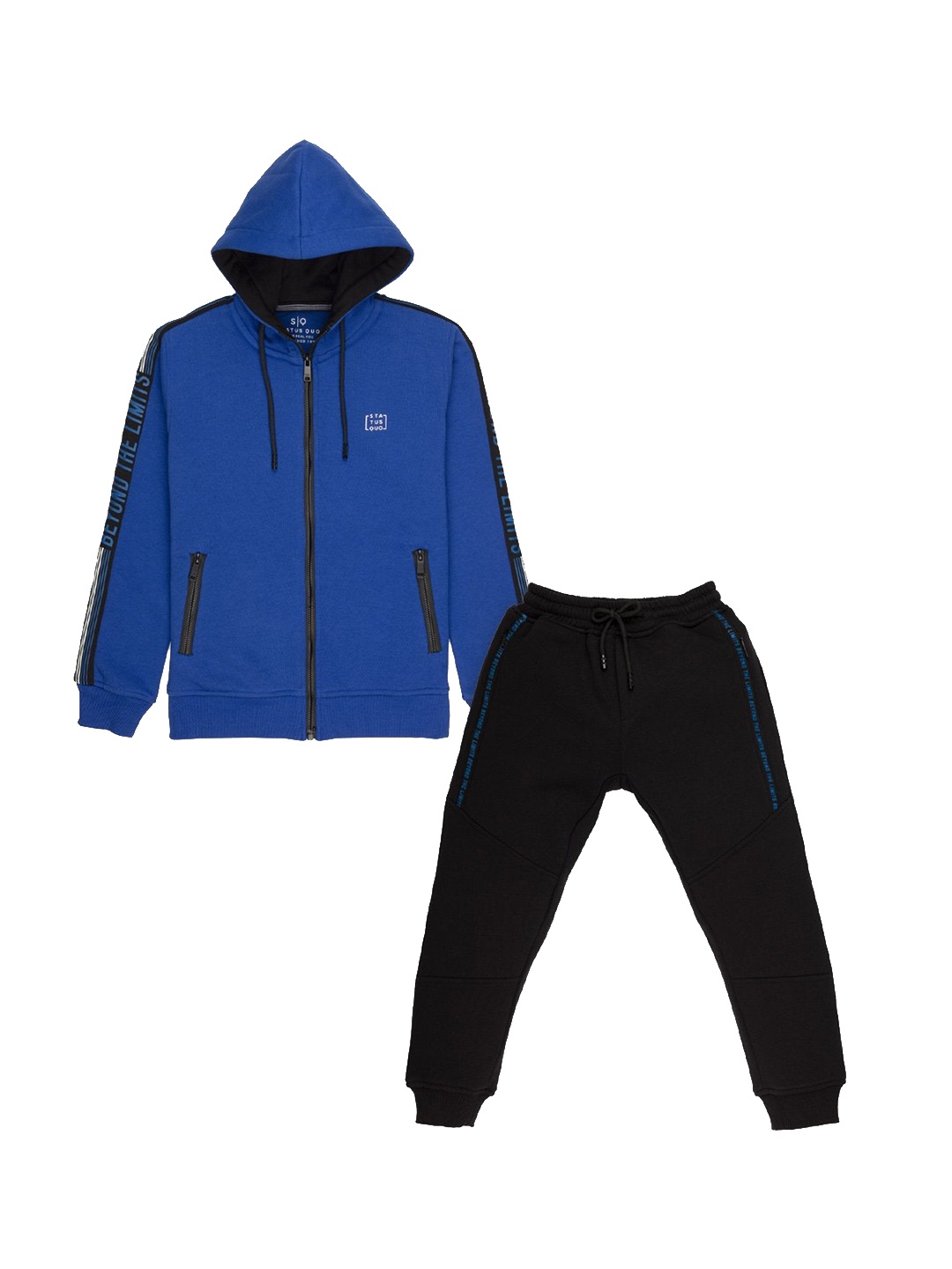 Status Quo Boys Printed Tracksuits, Blue