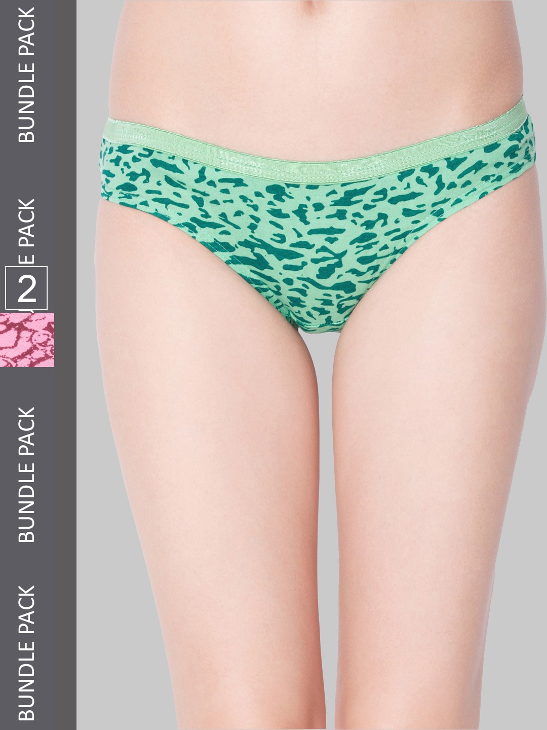 Dollar Missy Pack of 2 Combed Cotton Deep Printed Outer Elasticated Bikini Briefs, Assorted
Dollar Missy Pack of 2 Combed Cotton Deep Printed Outer Elasticated Bikini Briefs, Assorted