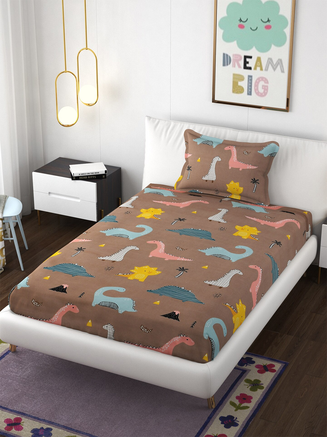 Molly & Michel Brown & Pink Cartoon Characters 210 TC Single Bedsheet with Pillow Cover
Molly & Michel Brown & Pink Cartoon Characters 210 TC Single Bedsheet with Pillow Cover