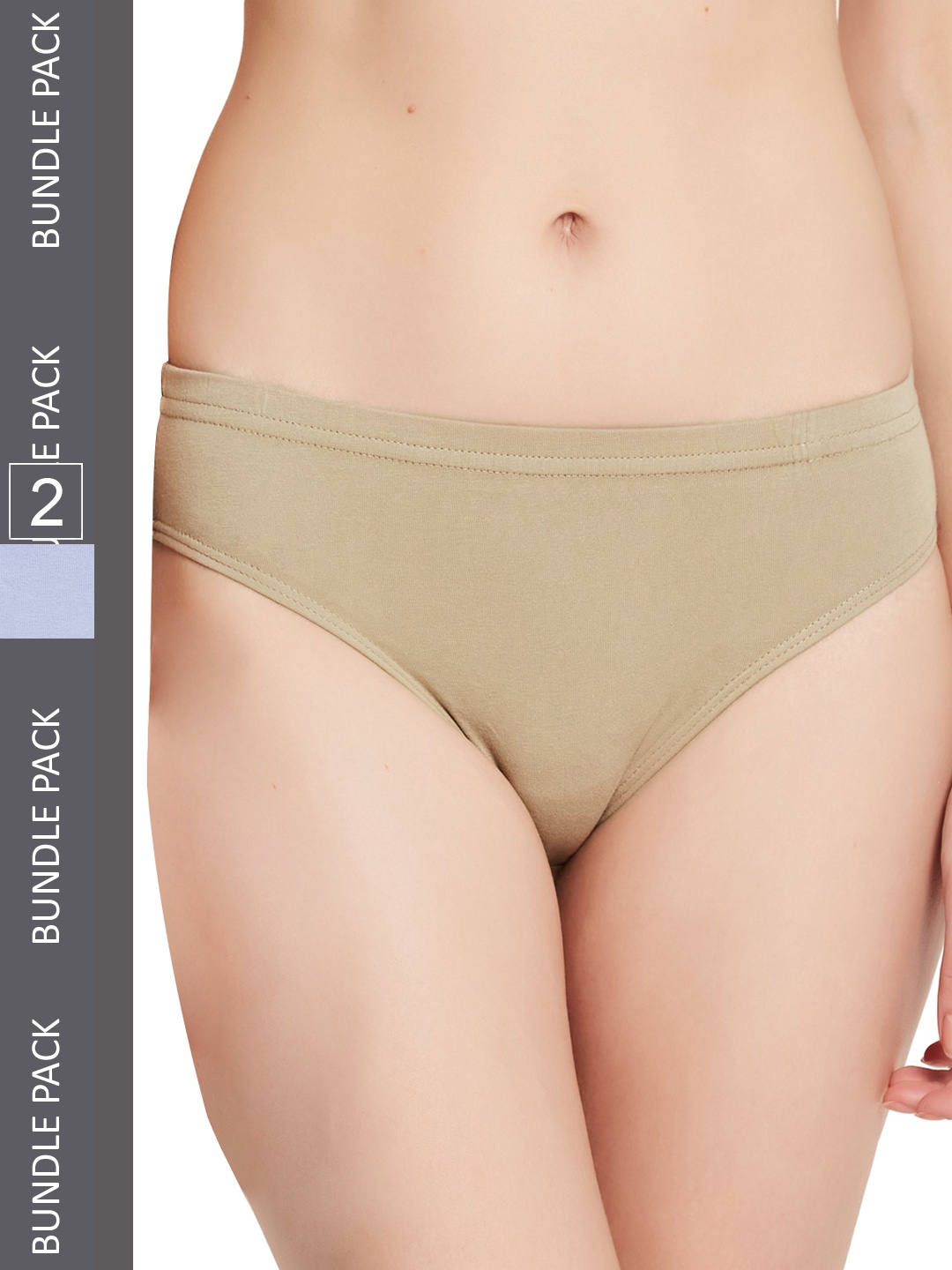 UNMADE Women Pack Of 2 Bikini Briefs UM1237, Blue
