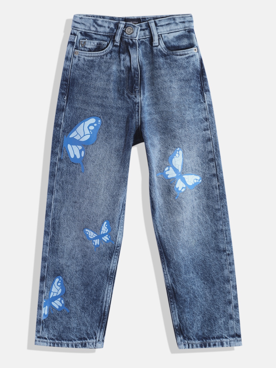 Allen Solly Junior Girls Boyfriend Fit Clean Look Pure Cotton Stretchable Jeans, Blue
Allen Solly Junior Girls Boyfriend Fit Clean Look Pure Cotton Stretchable Jeans, Blue