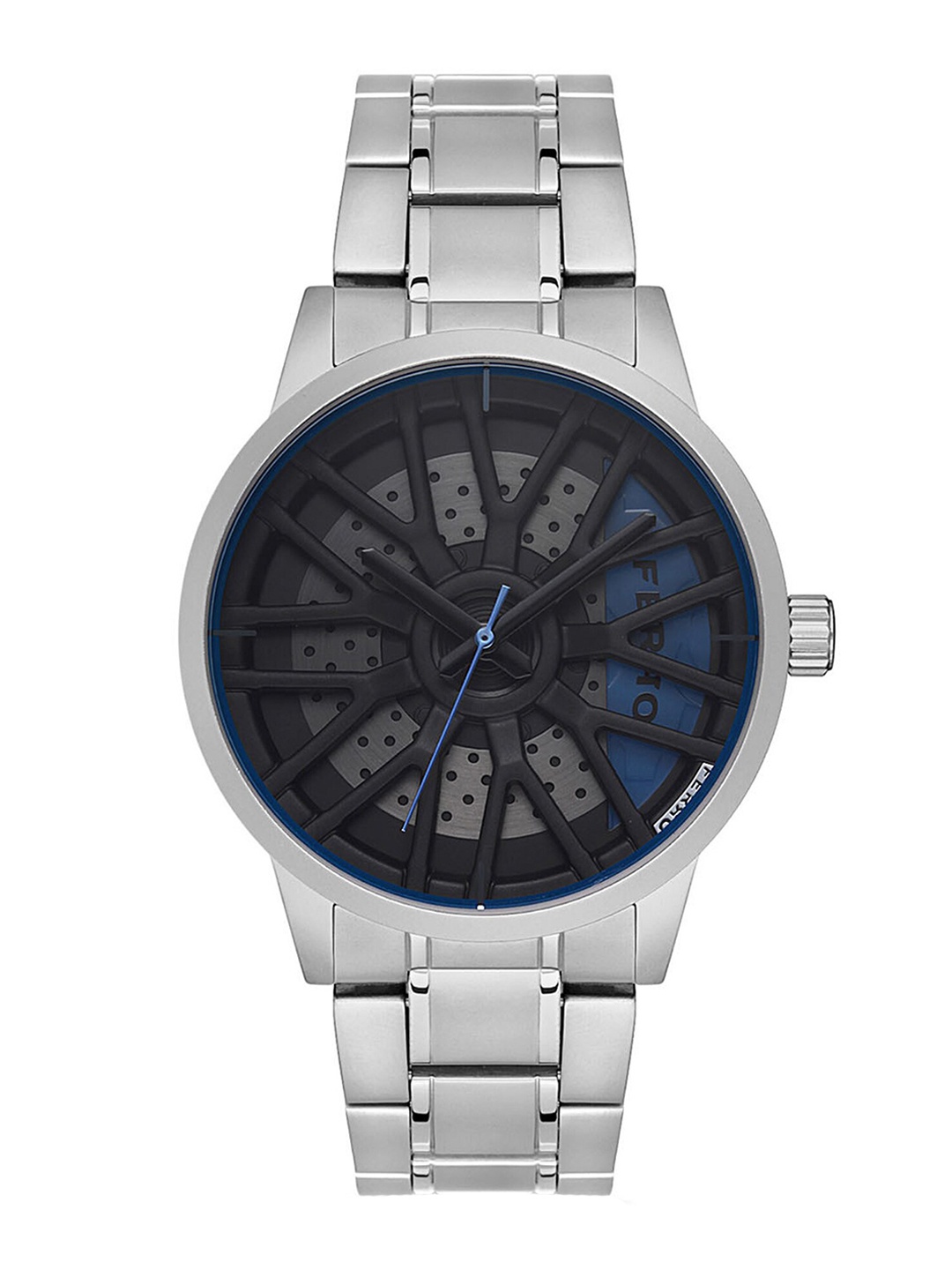 Ferro Men Brass Dial & Stainless Steel Bracelet Style Straps Analogue Watch F40060A-119-A, Black
Ferro Men Brass Dial & Stainless Steel Bracelet Style Straps Analogue Watch F40060A-119-A, Black
