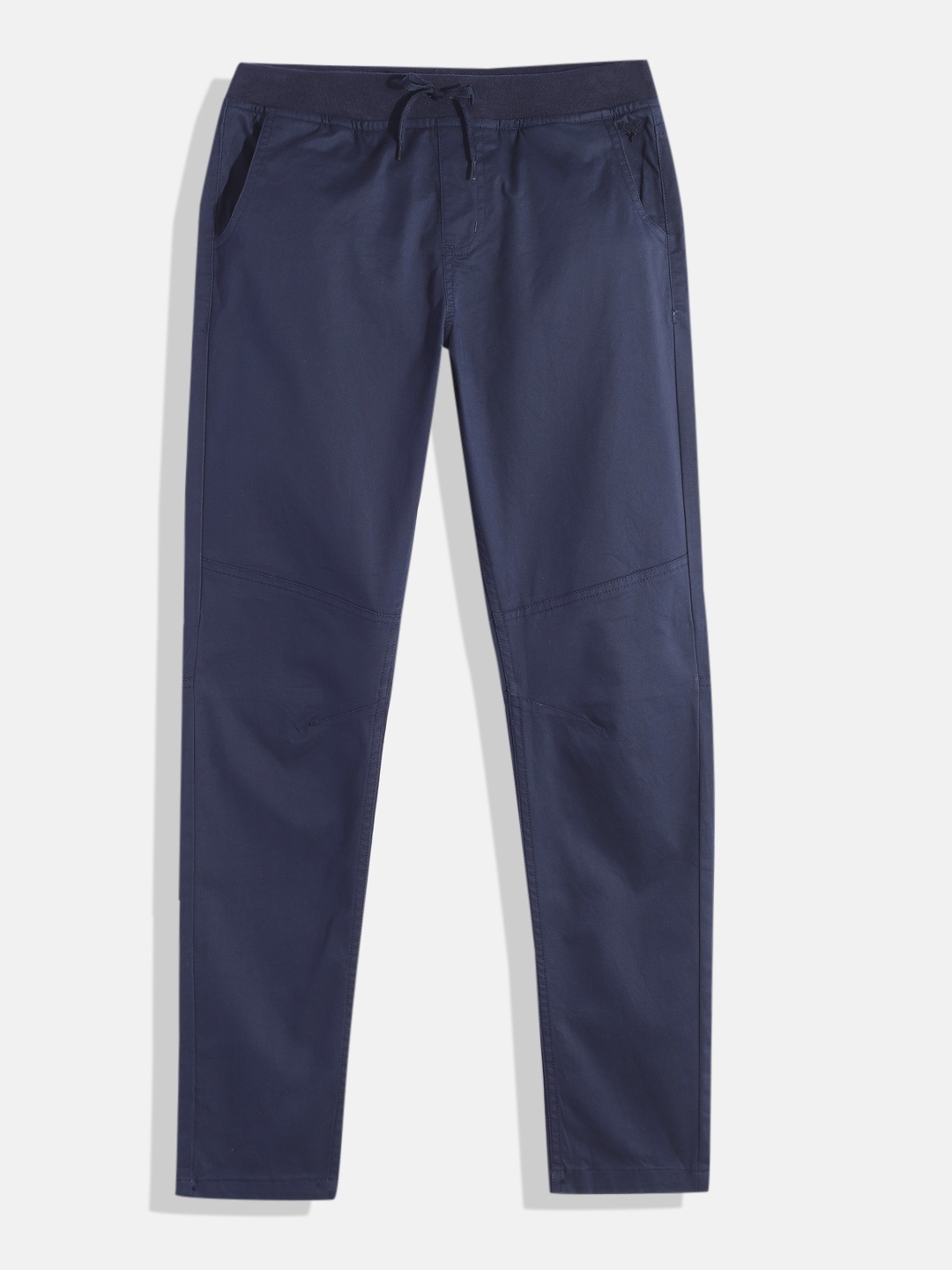 Allen Solly Junior Boys Solid Relaxed Slim Fit Mid-Rise Plain Woven Flat-Front Trousers, Navy blue
Allen Solly Junior Boys Solid Relaxed Slim Fit Mid-Rise Plain Woven Flat-Front Trousers, Navy blue