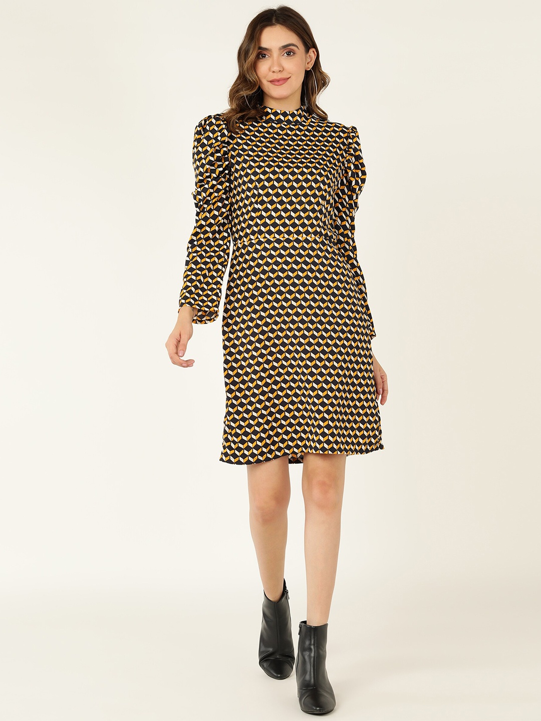 DODO & MOA Crepe Sheath Dress, Black