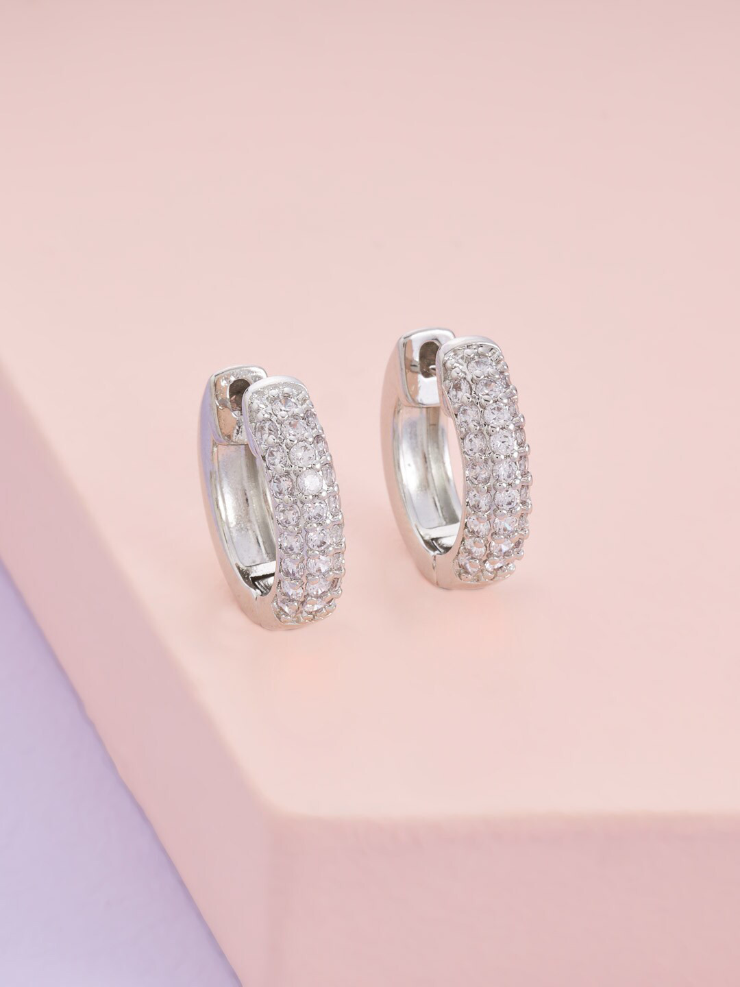 Kushal's Fashion Jewellery White Circular Studs Earrings 
Kushal's Fashion Jewellery White Circular Studs Earrings