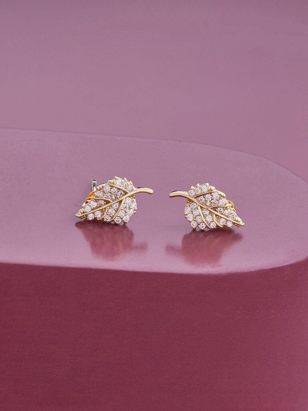 Kushal's Fashion Jewellery Gold Plated White 92.5 Pure Silver Contemporary Studs Earrings
Kushal's Fashion Jewellery Gold Plated White 92.5 Pure Silver Contemporary Studs Earrings