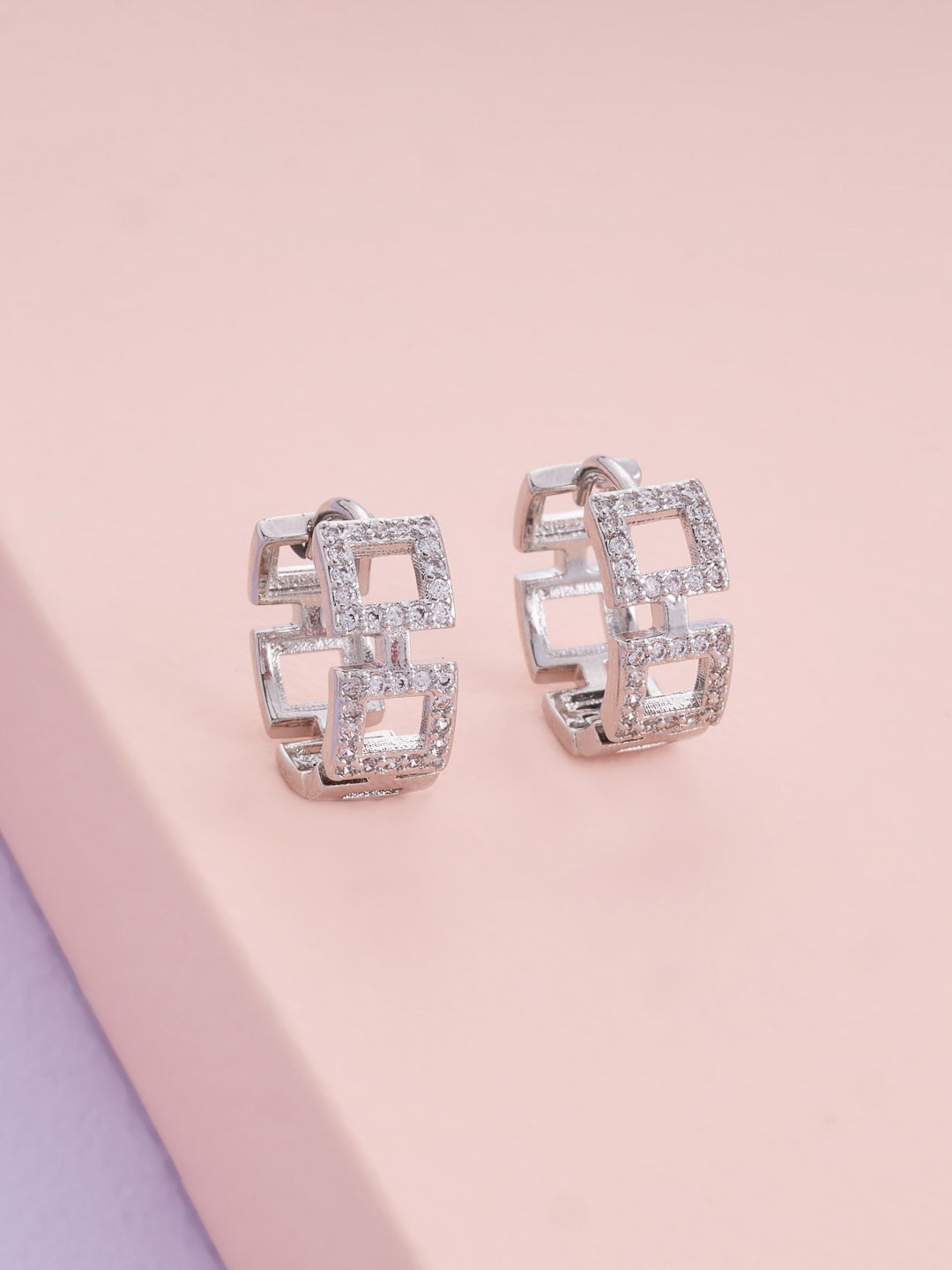 Kushal's Fashion Jewellery Rhodium-Plated Cubic Zirconia Circular Hoop Earrings, White
Kushal's Fashion Jewellery Rhodium-Plated Cubic Zirconia Circular Hoop Earrings, White