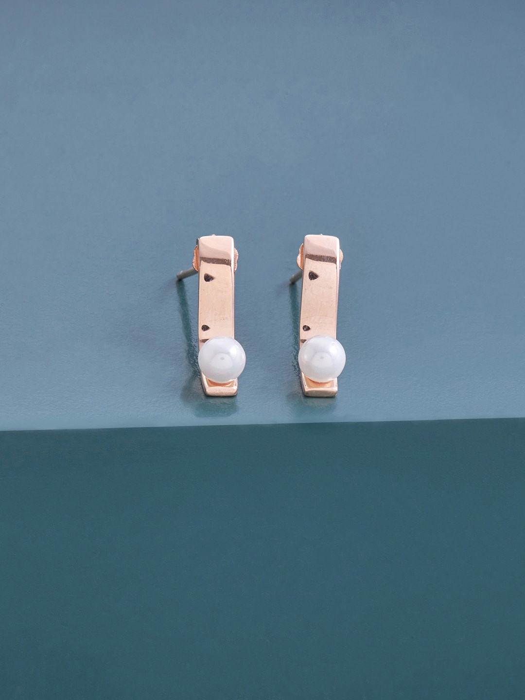 Kushal's Fashion Jewellery 92.5 Pure Silver & Rose Gold-Plated Contemporary Drop Earrings, White
Kushal's Fashion Jewellery 92.5 Pure Silver & Rose Gold-Plated Contemporary Drop Earrings, White