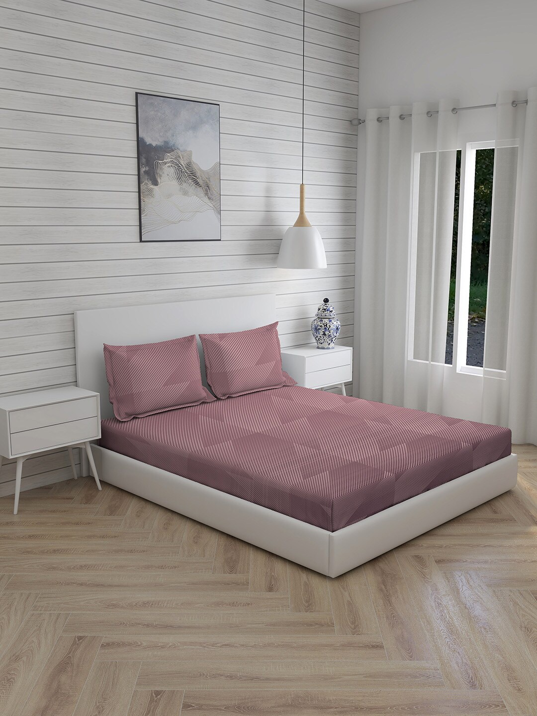 Boutique Living India Mystic Hues Coral 260 TC Pure Cotton King Bedsheet with 2 Pillow Covers
Boutique Living India Mystic Hues Coral 260 TC Pure Cotton King Bedsheet with 2 Pillow Covers
