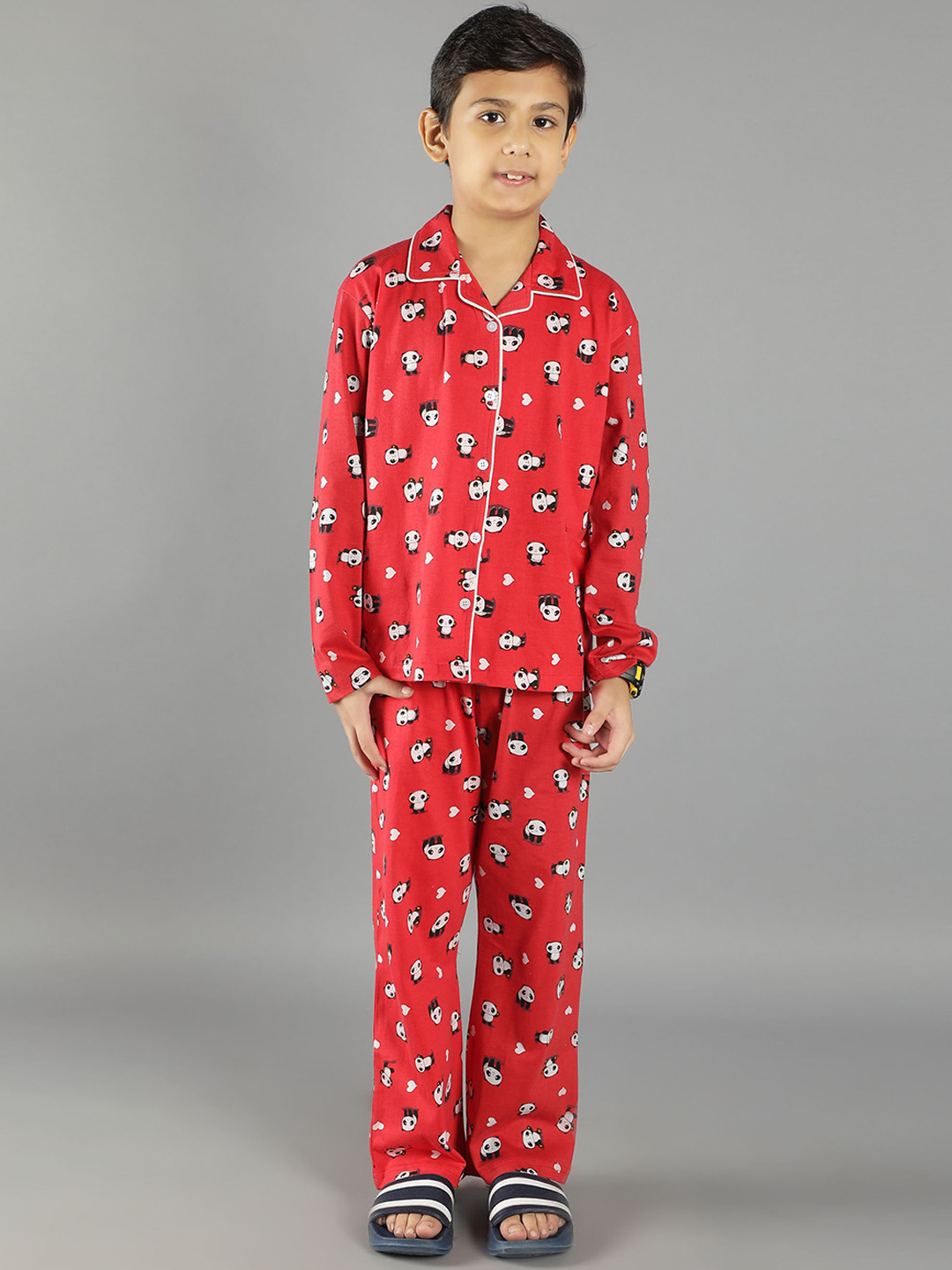 Ninos Dreams Boys Printed Night suit, Red
Ninos Dreams Boys Printed Night suit, Red