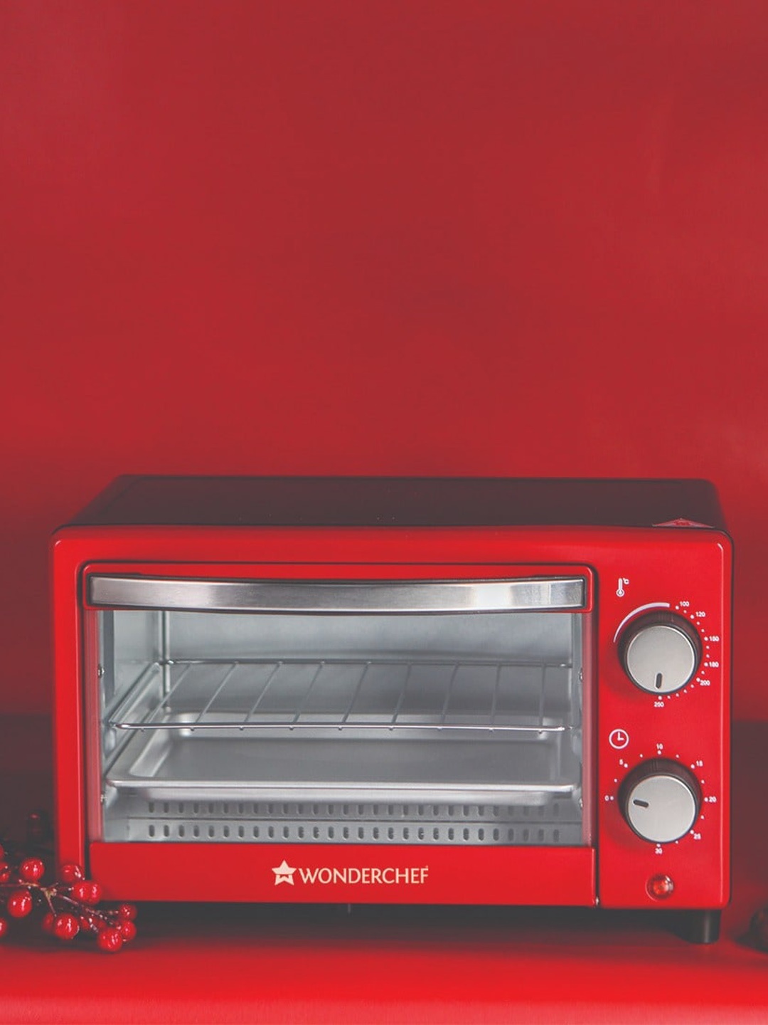 Wonderchef Red Oven Toaster Grill With Motorised Rotisserie 5 Stage Heat Selection 650W 9L
Wonderchef Red Oven Toaster Grill With Motorised Rotisserie 5 Stage Heat Selection 650W 9L