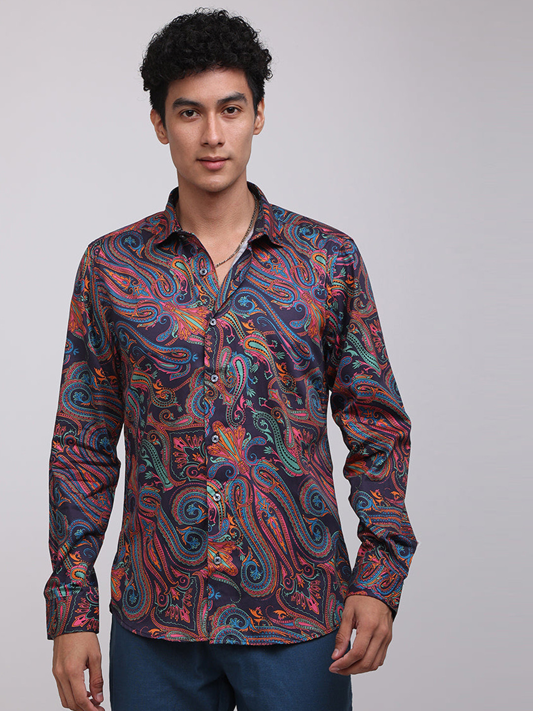 Snitch Men Slim Fit Printed Casual Shirt, Blue
Snitch Men Slim Fit Printed Casual Shirt, Blue